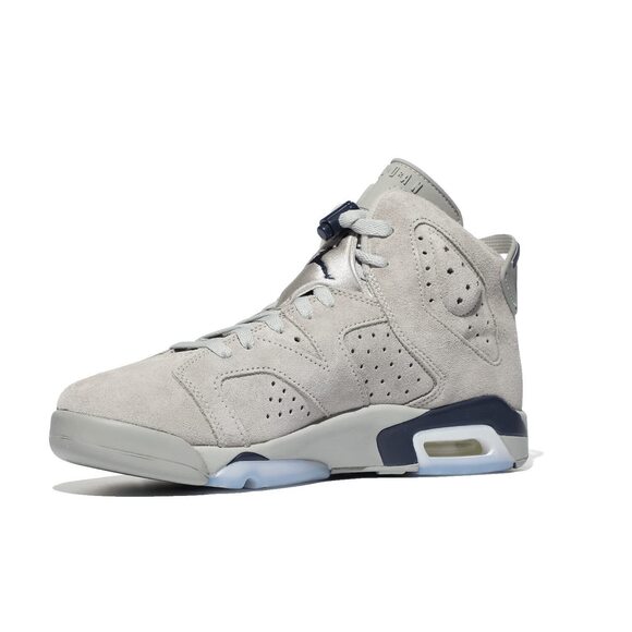 Jordan Boy's Air 6 Retro (Big Kid) Magnet/College Navy 5 Big Kid M